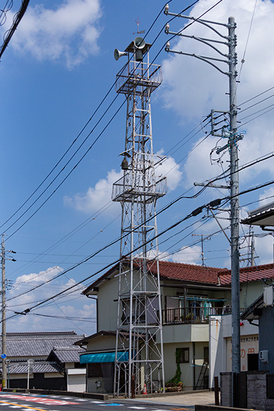 豊田市消防団第一分団二部格納庫