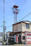 上山市消防団ポンプ庫矢来